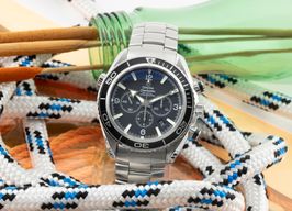 Omega Seamaster Planet Ocean Chronograph 2210.50.00 (Onbekend (willekeurig serienummer)) - Zwart wijzerplaat 46mm Staal