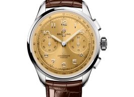 Breitling Premier AB0930F51H1P1 (2023) - Champagne wijzerplaat 40mm Staal
