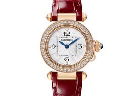 Cartier Pasha WJPA0017 (2025) - Silver dial 30 mm Rose Gold case