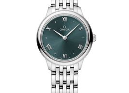Omega De Ville 434.10.28.60.10.001 (2025) - Turquoise wijzerplaat 28mm Staal