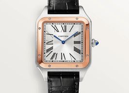 Cartier Santos Dumont W2SA0017 (2025) - Zilver wijzerplaat 47mm Goud/Staal