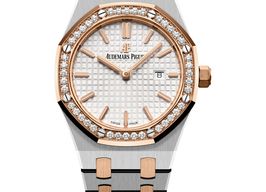 Audemars Piguet Royal Oak Lady 67651SR.ZZ.1261SR.01 (2025) - Zilver wijzerplaat 33mm Staal
