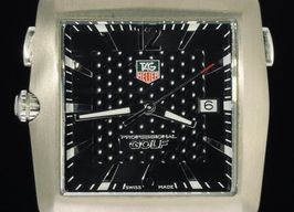 TAG Heuer Professional Golf Watch WAE1110-0 (2006) - Black dial Unknown Titanium case