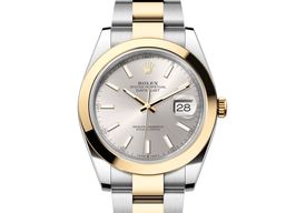 Rolex Datejust 41 126303 (2024) - Zilver wijzerplaat 41mm Goud/Staal