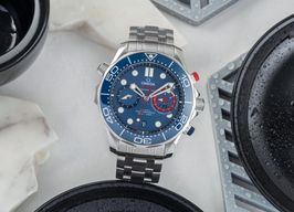 Omega Seamaster Diver 300 M 210.30.44.51.03.002 (Onbekend (willekeurig serienummer)) - Blauw wijzerplaat 44mm Staal