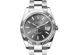 Rolex Datejust 41 126334 (2025) - Grijs wijzerplaat 41mm Staal