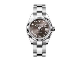 Rolex Lady-Datejust 279174 (2024) - Grijs wijzerplaat 28mm Staal