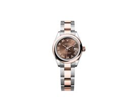 Rolex Lady-Datejust 279161 (2025) - Brown dial 28 mm Gold/Steel case