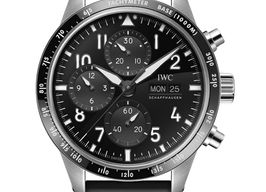 IWC Pilot Chronograph IW388305 (2025) - Black dial 43 mm Titanium case