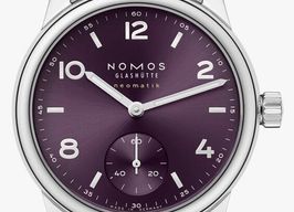 NOMOS Club 757.SB (2026) - Paars wijzerplaat 34mm Staal