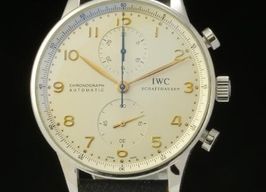 IWC Portuguese Chronograph IW371401 (2007) - Silver dial 41 mm Steel case