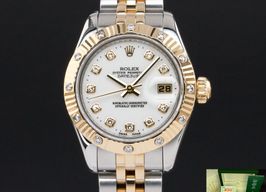 Rolex Lady-Datejust 179313 (2006) - White dial 26 mm Gold/Steel case