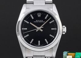 Rolex Oyster Perpetual 31 67480 (1990) - Zwart wijzerplaat 31mm Staal