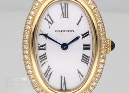 Cartier Baignoire 7809 (Unknown (random serial)) - White dial 22 mm Yellow Gold case
