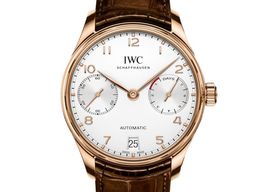 IWC Portuguese Automatic IW500701 (2023) - Zilver wijzerplaat 42mm Roségoud