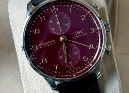 IWC Portuguese Chronograph IW371629 (2024) - Red dial 41 mm Steel case