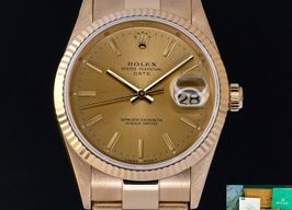 Rolex Oyster Perpetual Date 15238 (1991) - 34 mm Yellow Gold case