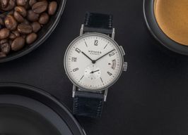 NOMOS Tangomat GMT 637 (Unknown (random serial)) - White dial 40 mm Steel case
