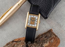 Cartier Tank Vermeil 590005 (1990) - Multi-colour dial 23 mm Silver case