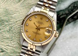 Rolex Datejust 31 68273G (1993) - Gold dial 31 mm Gold/Steel case
