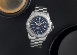 Breitling Colt Automatic A17380-171 (Onbekend (willekeurig serienummer)) - Zwart wijzerplaat 41mm Staal