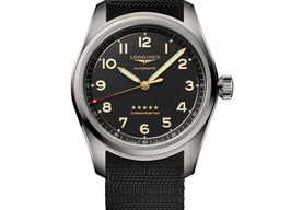 Longines Spirit L3.811.1.53.2 (2025) - Grijs wijzerplaat 42mm Titanium