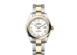 Rolex Lady-Datejust 279163 (2025) - Wit wijzerplaat 28mm Goud/Staal