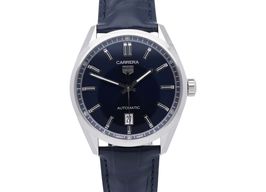 TAG Heuer Carrera Calibre 5 WBN2112.FC6504 (2024) - Blue dial 39 mm Steel case