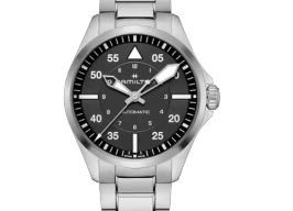 Hamilton Khaki Aviation H76305130 (2025) - Zwart wijzerplaat 39mm Staal