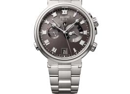 Breguet Marine 5547TI/G2/TZ0 (2026) - Grijs wijzerplaat 40mm Titanium