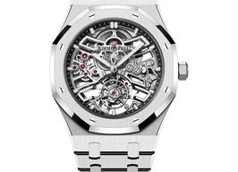 Audemars Piguet Royal Oak Tourbillon 26735ST.OO.1320ST.01 (2025) - Transparant wijzerplaat 41mm Staal