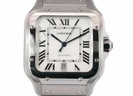 Cartier Santos WSSA0018 (2020) - Zilver wijzerplaat 40mm Staal