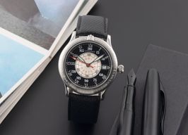 Longines Lindbergh Hour Angle L2.617.4 (Onbekend (willekeurig serienummer)) - Zwart wijzerplaat 38mm Staal