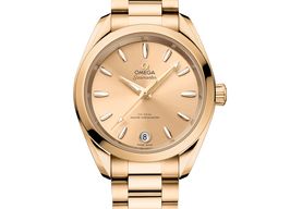 Omega Seamaster Aqua Terra 220.50.34.20.08.001 (2025) - Zilver wijzerplaat 34mm Geelgoud