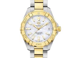 TAG Heuer Aquaracer Lady WBD1320.BB0320 (2023) - Parelmoer wijzerplaat 32mm Goud/Staal