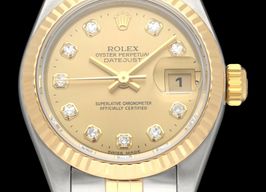 Rolex Lady-Datejust 69173G (1997) - Champagne dial 26 mm Gold/Steel case