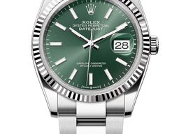 Rolex Datejust 36 126234 (2024) - Green dial 36 mm Steel case