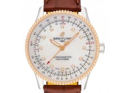 Breitling Navitimer U17395211A1P2 (2023) - Wit wijzerplaat 35mm Staal