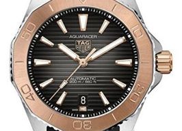 TAG Heuer Aquaracer WBP2151.FT6199 (2025) - Black dial 40 mm Gold/Steel case