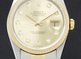 Rolex Datejust 36 16233 (1997) - Goud wijzerplaat 36mm Goud/Staal