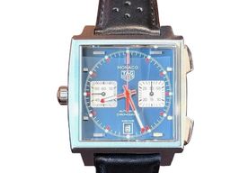 TAG Heuer Monaco CDW2181.FC8360 (2026) - Blue dial 39 mm Titanium case