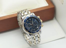Zenith El Primero Chronograph 53.0370.400 (2000) - Blauw wijzerplaat 40mm Goud/Staal