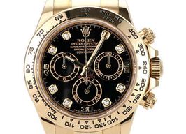 Rolex Daytona 116508 (2018) - Zwart wijzerplaat 40mm Geelgoud