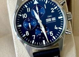 IWC Pilot Chronograph IW378003 (2021) - Blauw wijzerplaat 43mm Staal