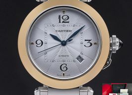 Cartier Pasha W2PA0009 (2022) - Silver dial 41 mm Gold/Steel case