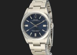 Rolex Oyster Perpetual 126000 (2021) - Turquoise wijzerplaat 36mm Staal