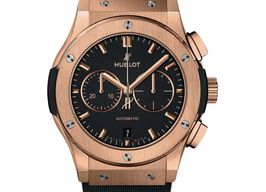 Hublot Classic Fusion Chronograph 541.OX.1181.RX (2024) - Black dial 42 mm Rose Gold case