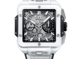Hublot Square Bang 821.HX.0170.RX (2025) - Transparent dial 42 mm Ceramic case