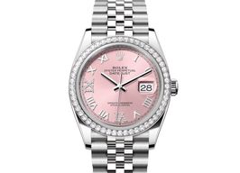 Rolex Datejust 36 126284RBR-0023 (2024) - Pink dial 36 mm Steel case