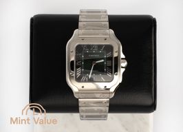 Cartier Santos WSSA0062 (2025) - Green dial 40 mm Steel case